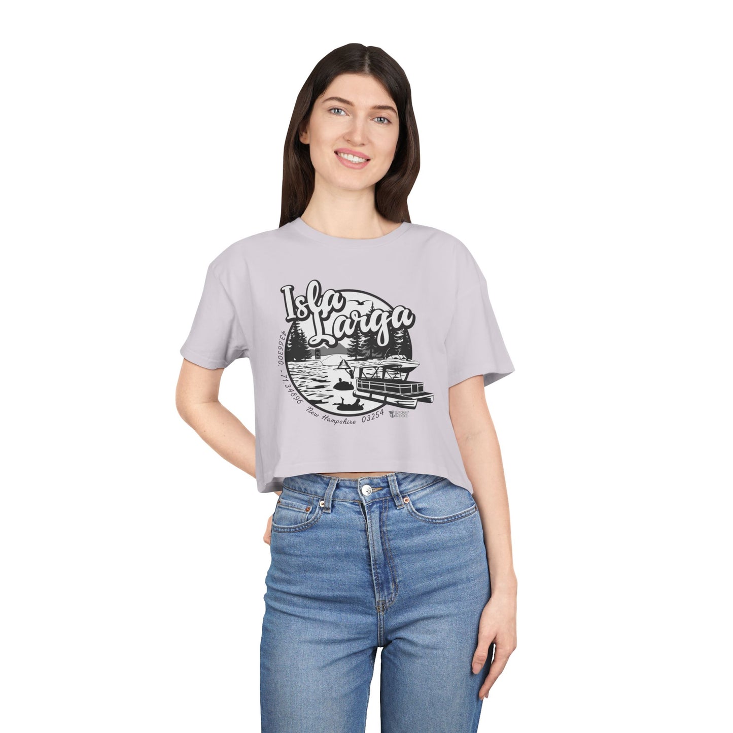 Isla Larga (Long Island) - Crop Tee