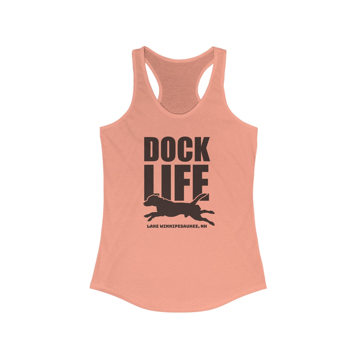 Dock Life (Mix Breed) Women's Racerback Tank Top