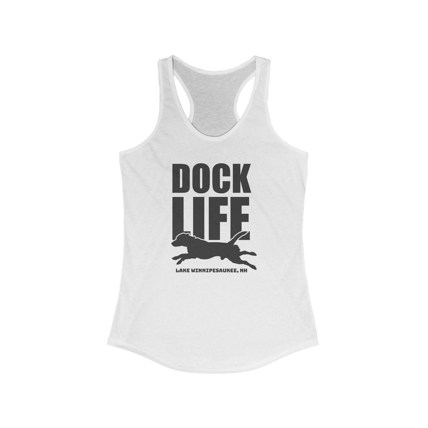 Dock Life (Mix Breed) Women's Racerback Tank Top