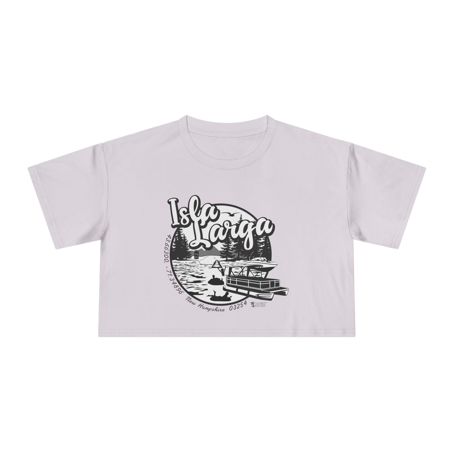 Isla Larga (Long Island) - Crop Tee