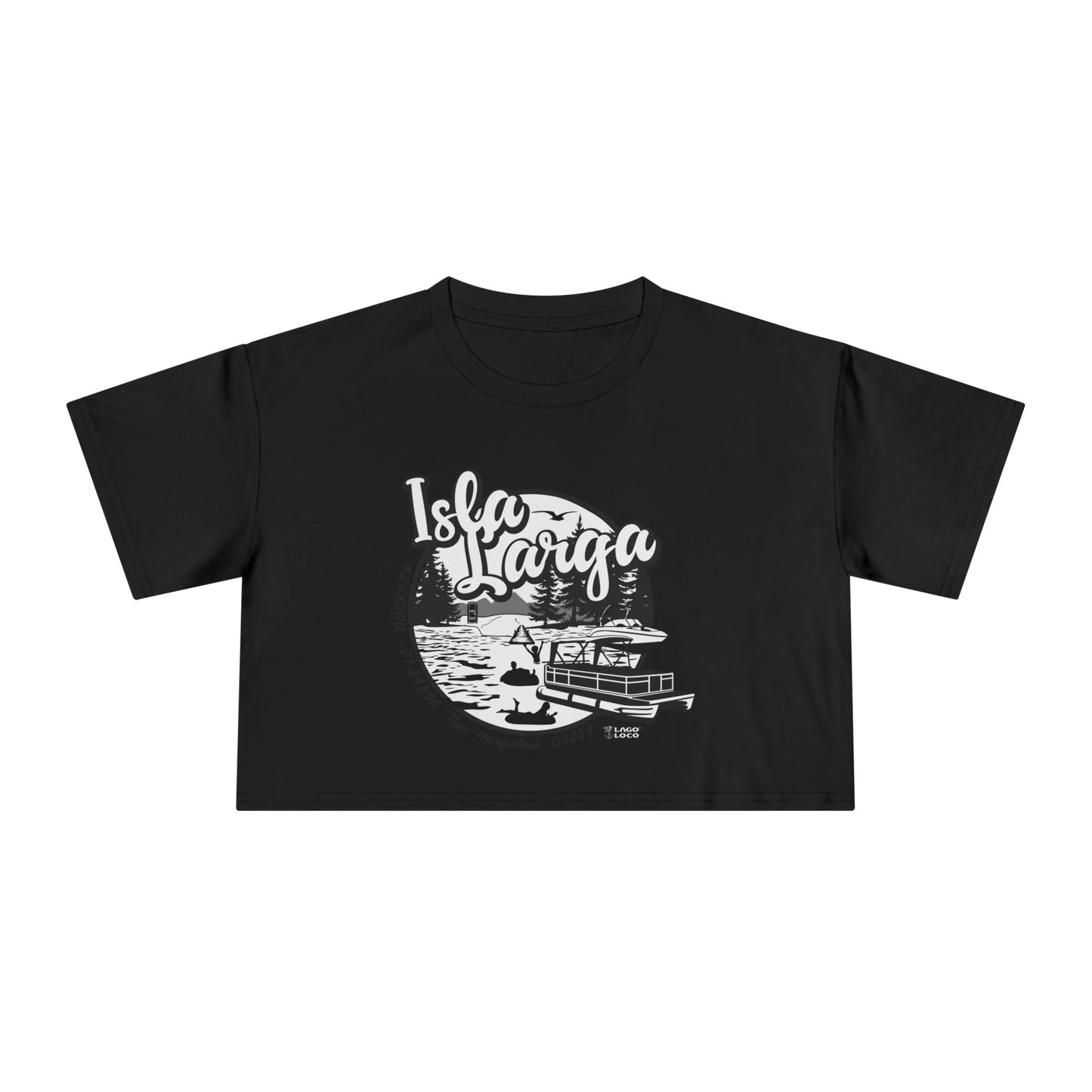 Isla Larga (Long Island) - Crop Tee