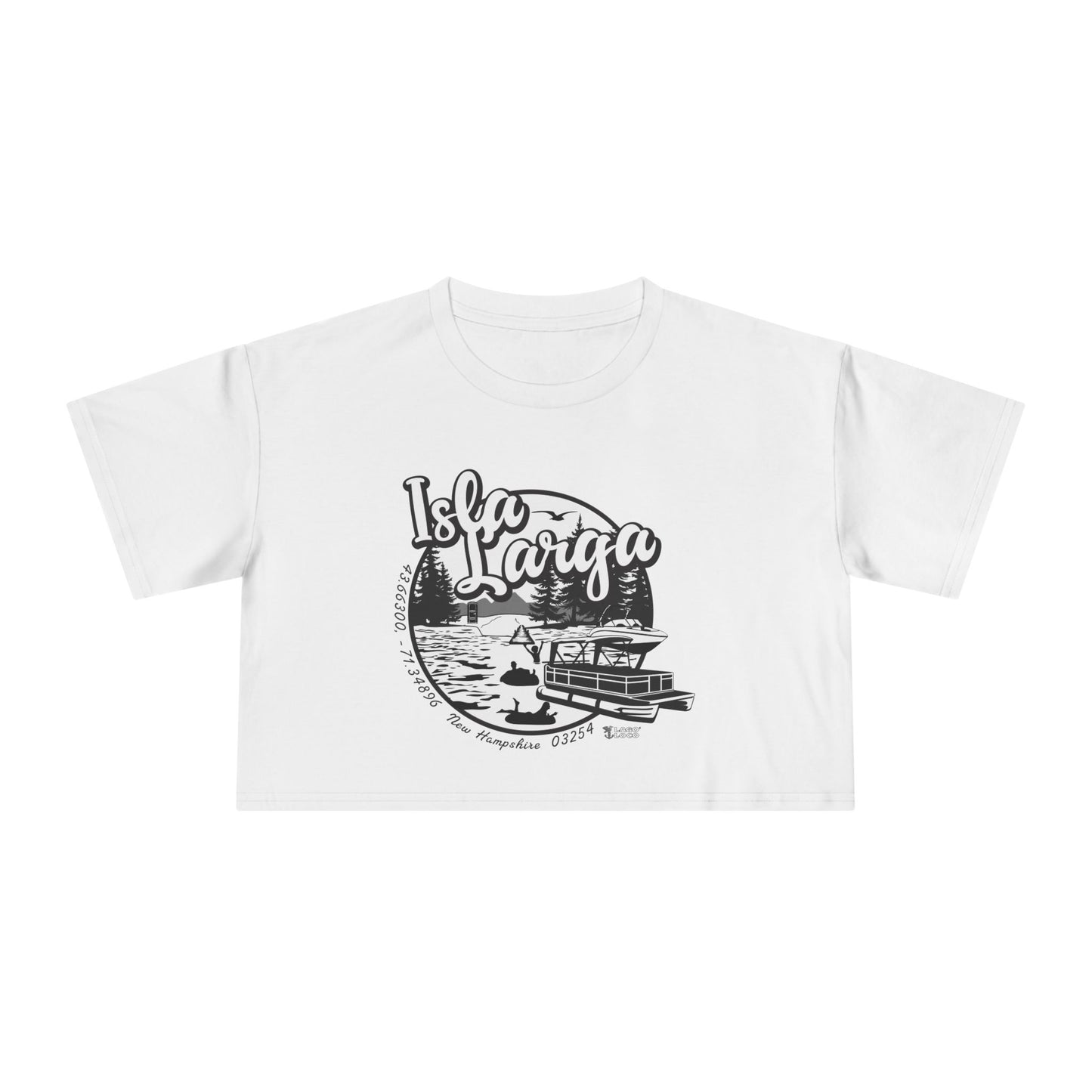 Isla Larga (Long Island) - Crop Tee