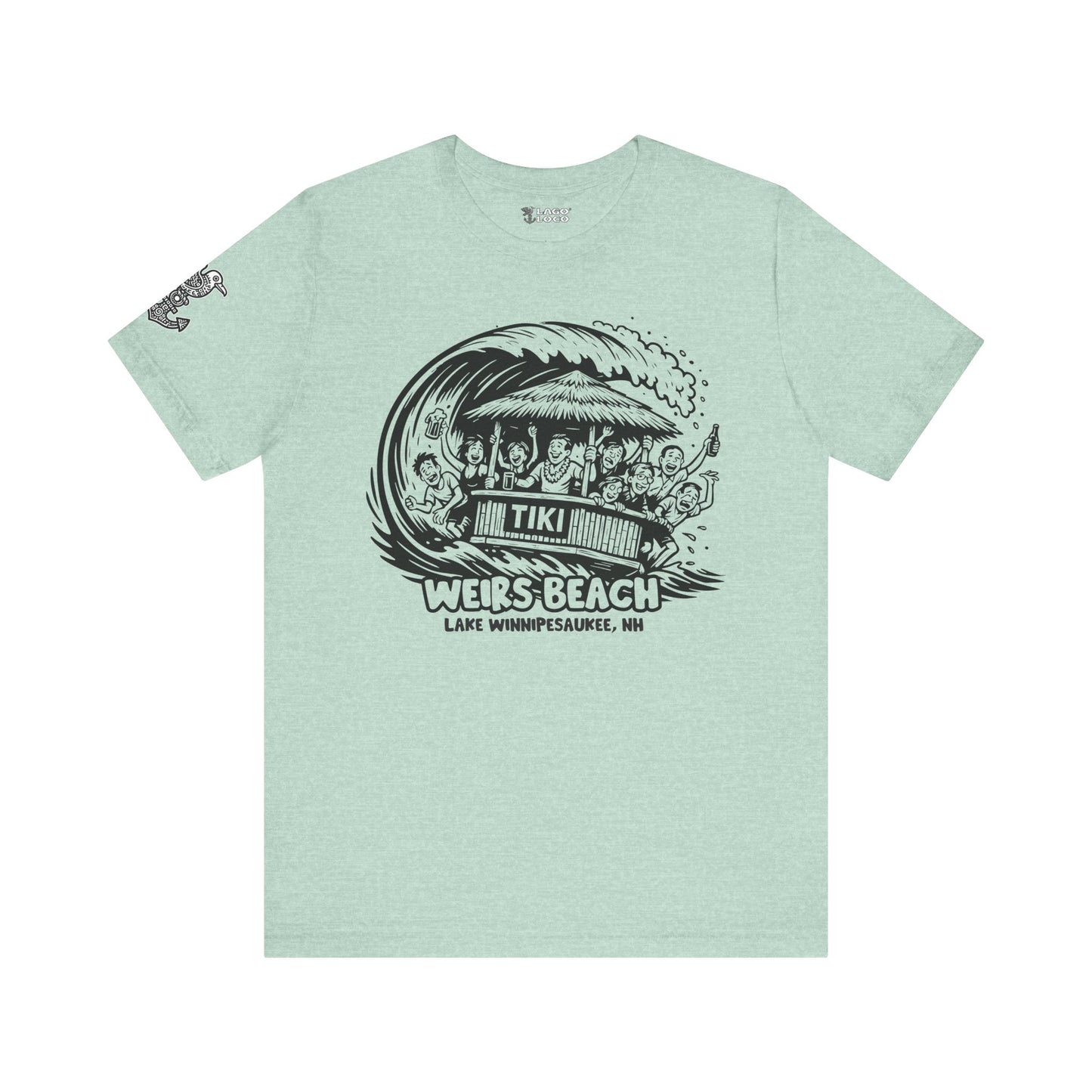 Weirs Beach - Tiki -  Unisex Tee