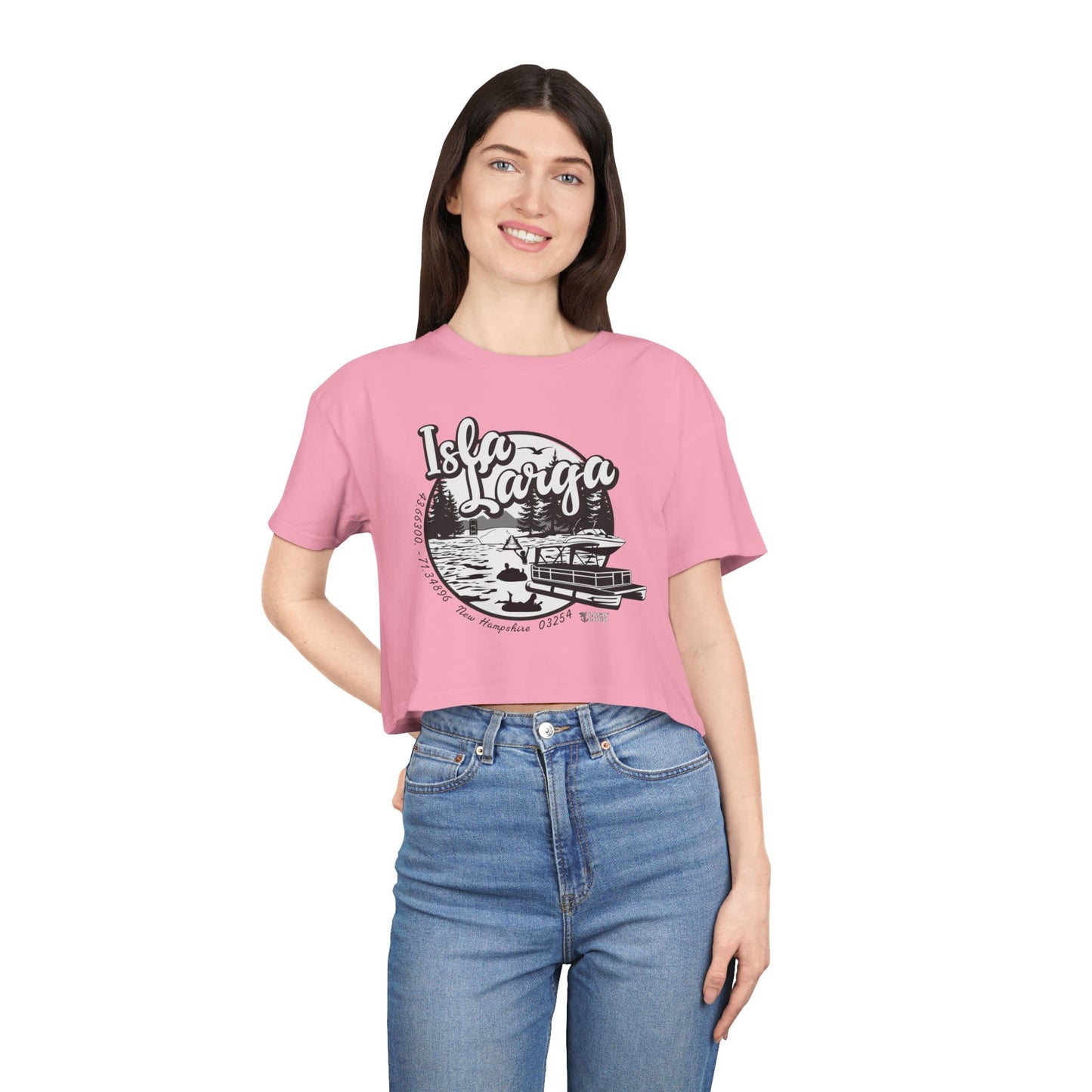 Isla Larga (Long Island) - Crop Tee