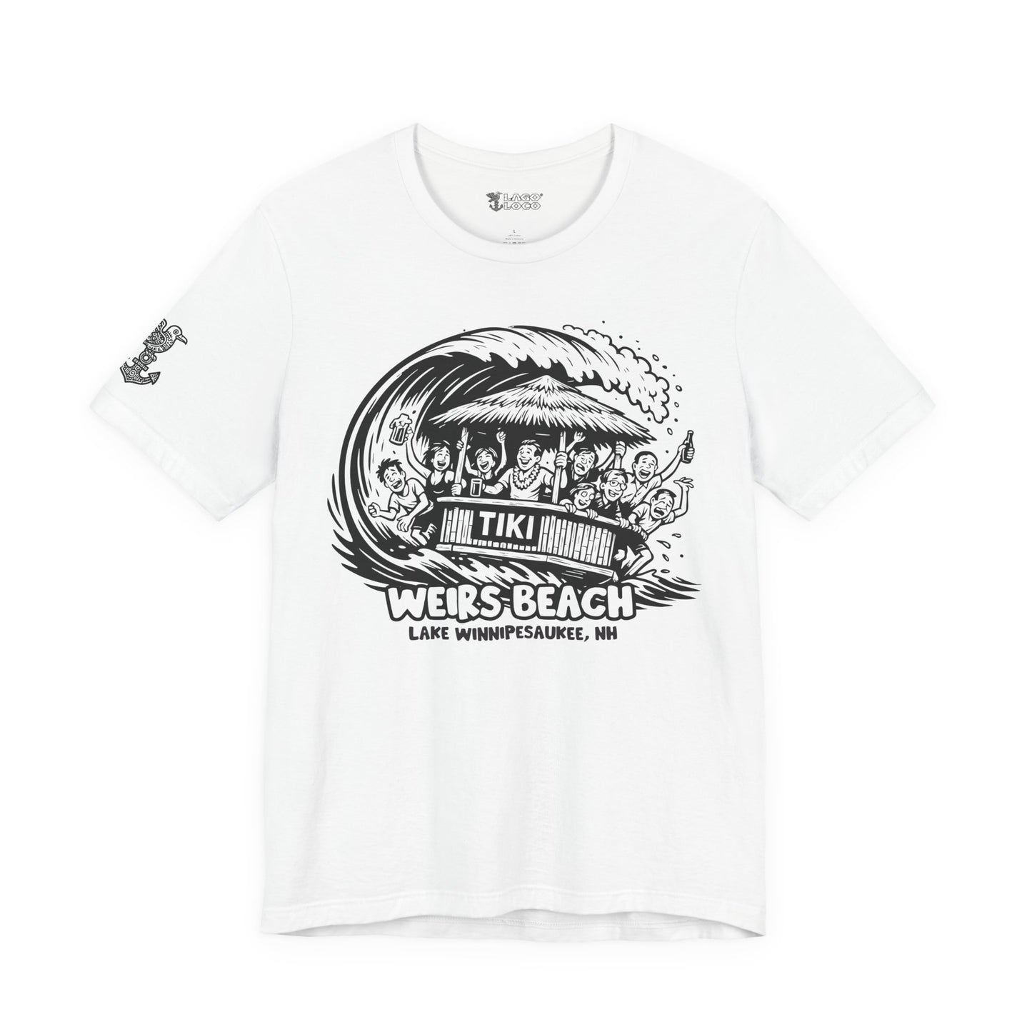 Weirs Beach - Tiki -  Unisex Tee