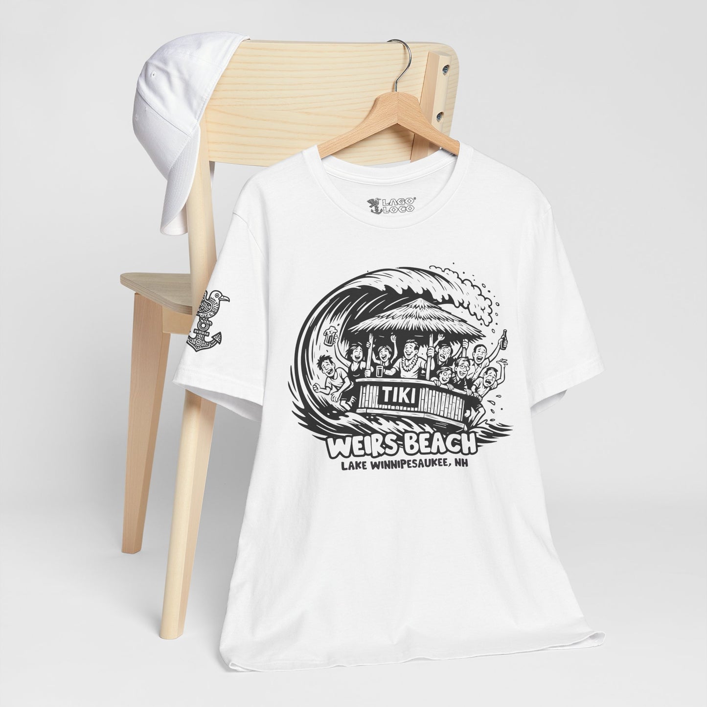 Weirs Beach - Tiki -  Unisex Tee