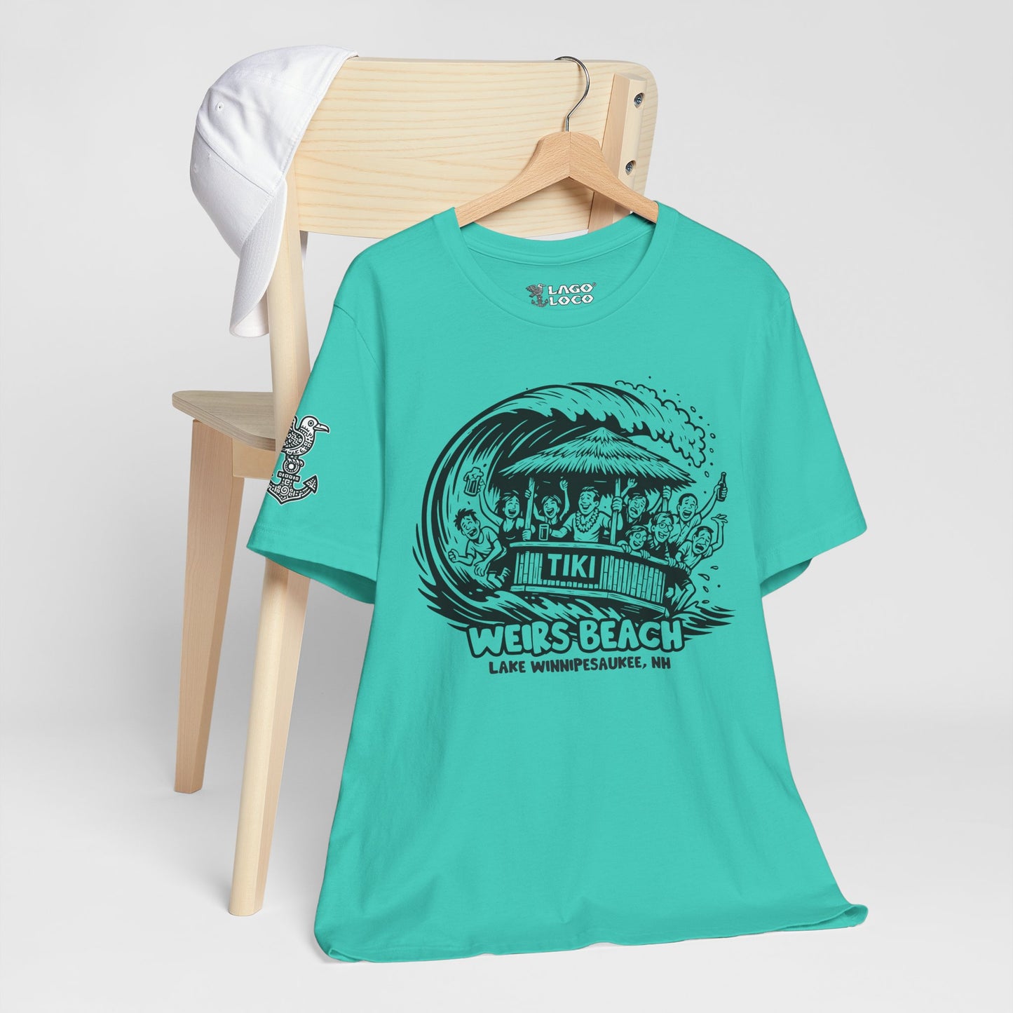 Weirs Beach - Tiki -  Unisex Tee