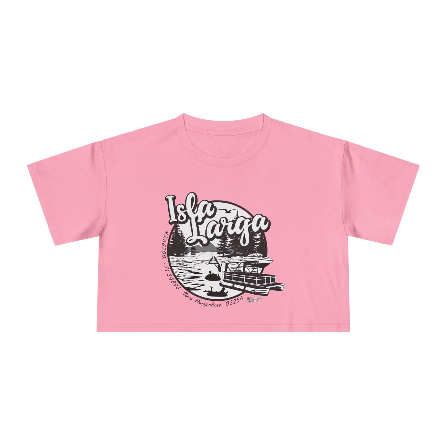 Isla Larga (Long Island) - Crop Tee