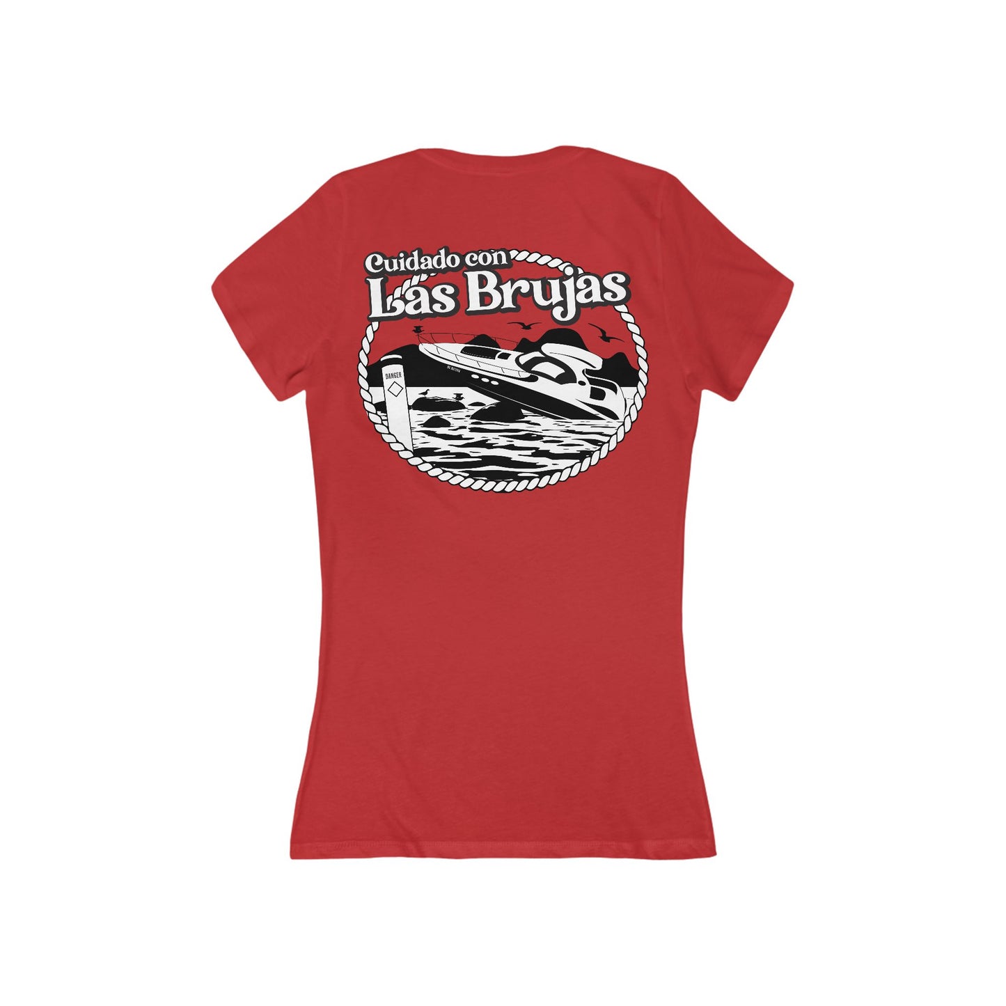 Las Brujas - Women's V-Neck- Back Print