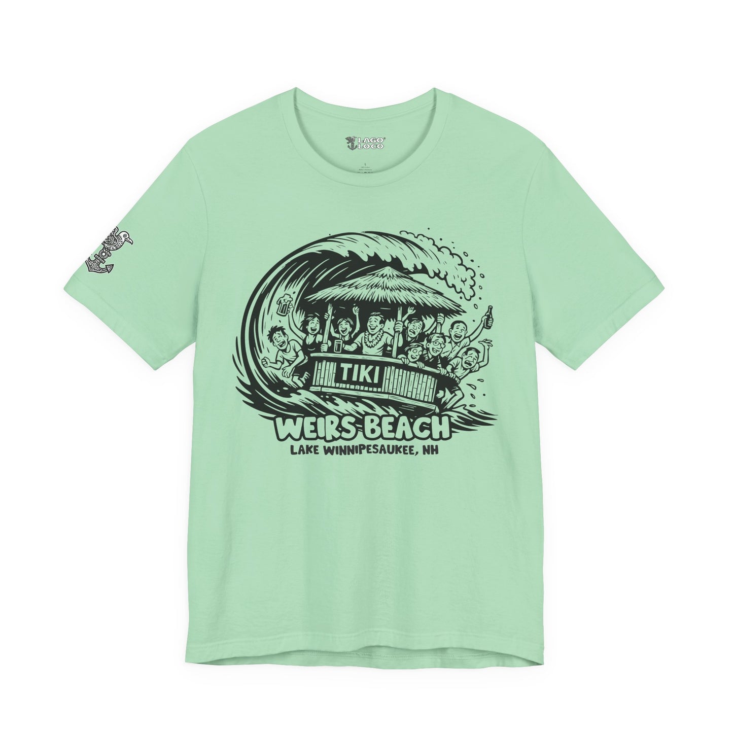 Weirs Beach - Tiki -  Unisex Tee