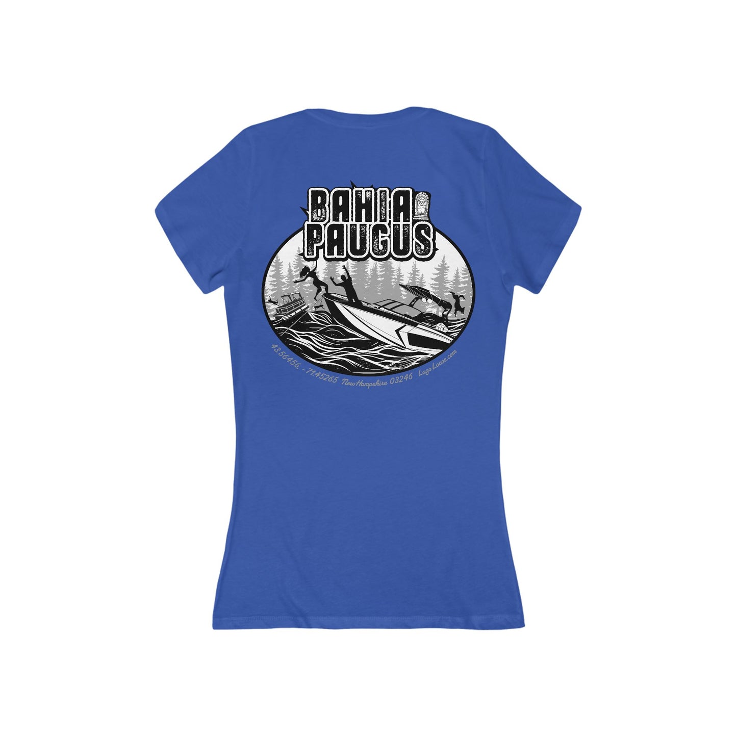 Bahia Paugus - Women's V-Neck- Back Print