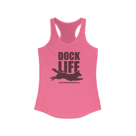 Dock Life (Retriever) Women's Racerback Tank Top