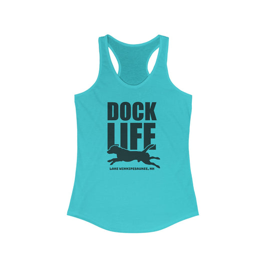 Dock Life (Mix Breed) Women's Racerback Tank Top