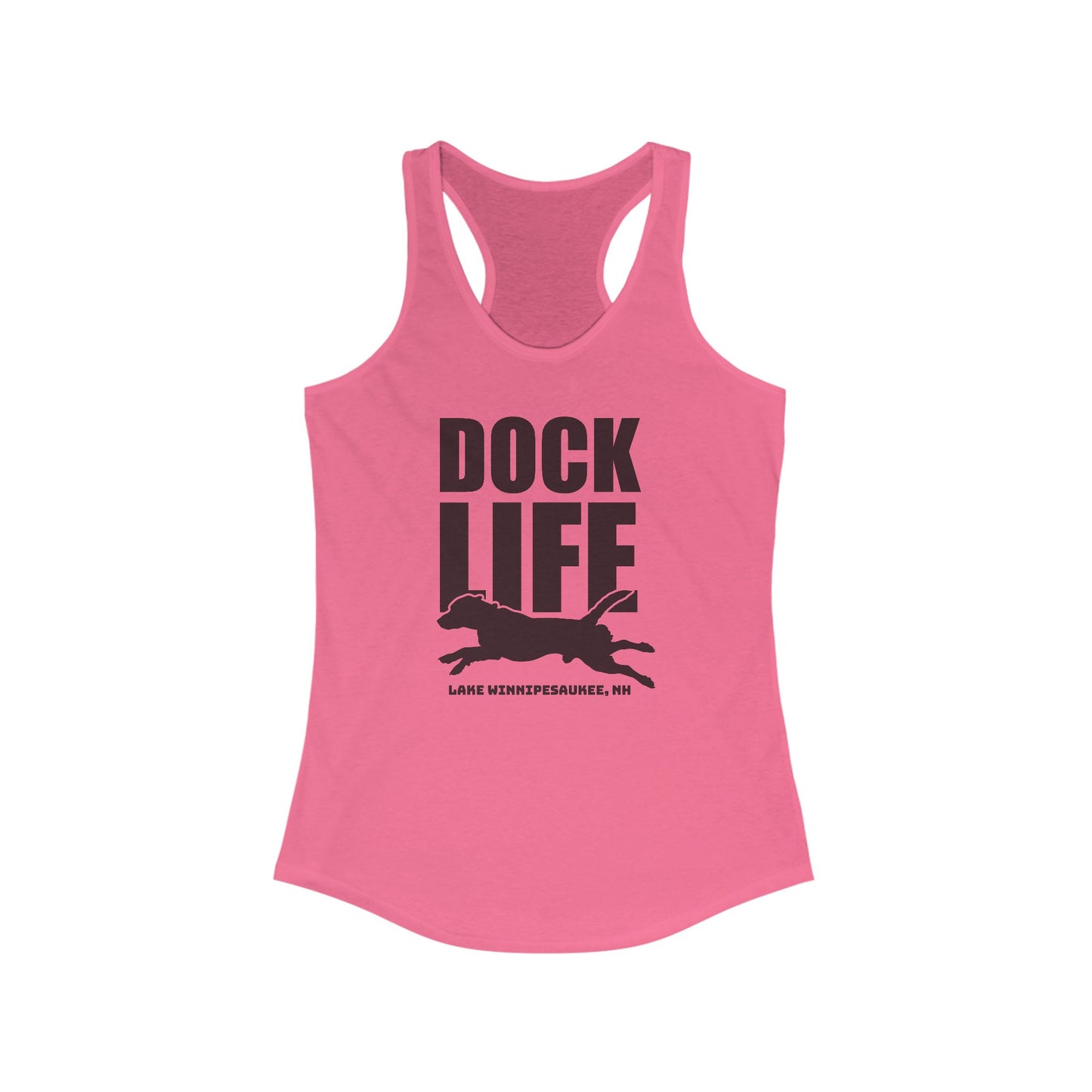 Dock Life (Mix Breed) Women's Racerback Tank Top