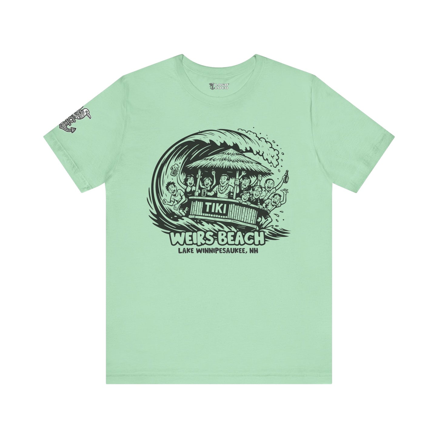 Weirs Beach - Tiki -  Unisex Tee