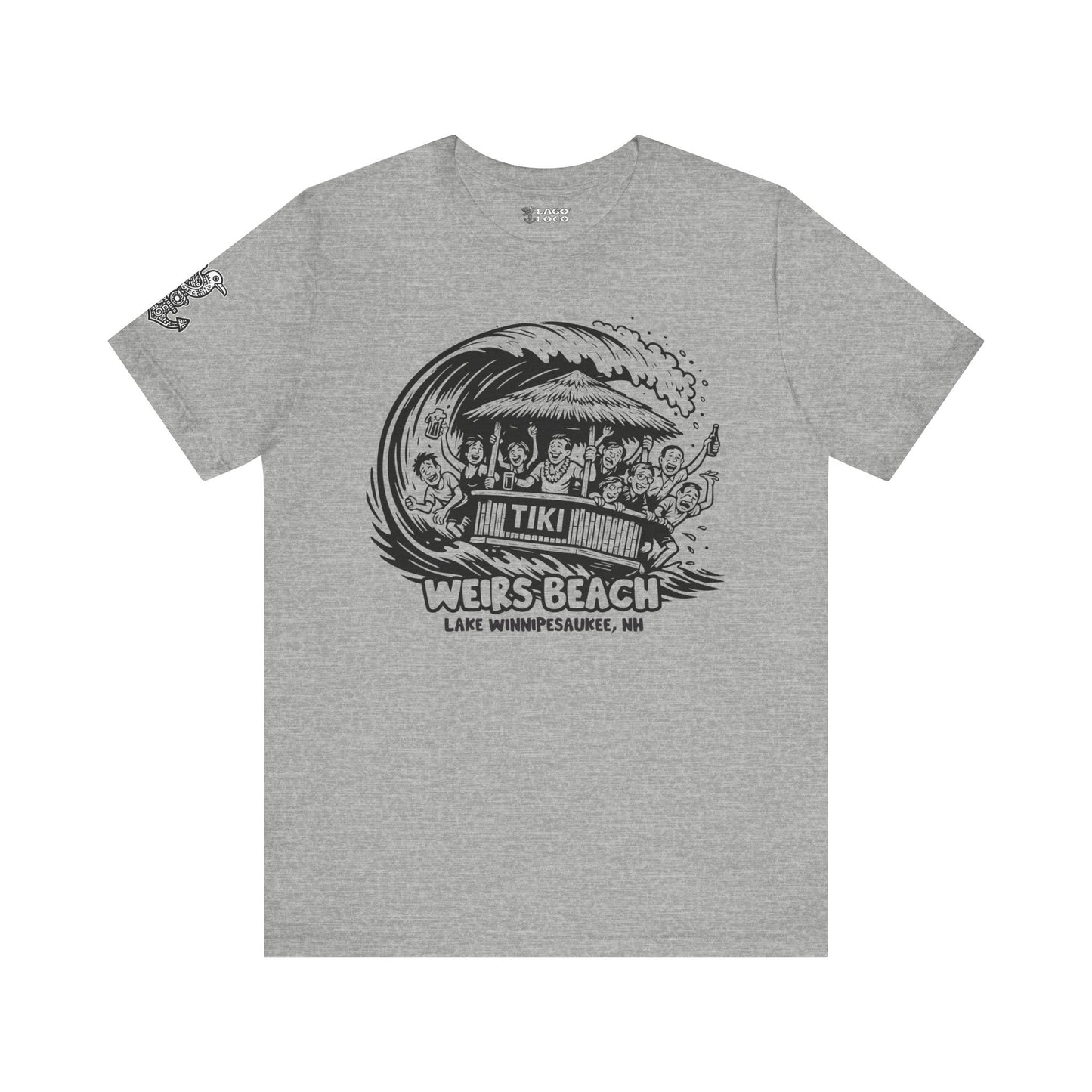 Weirs Beach - Tiki -  Unisex Tee