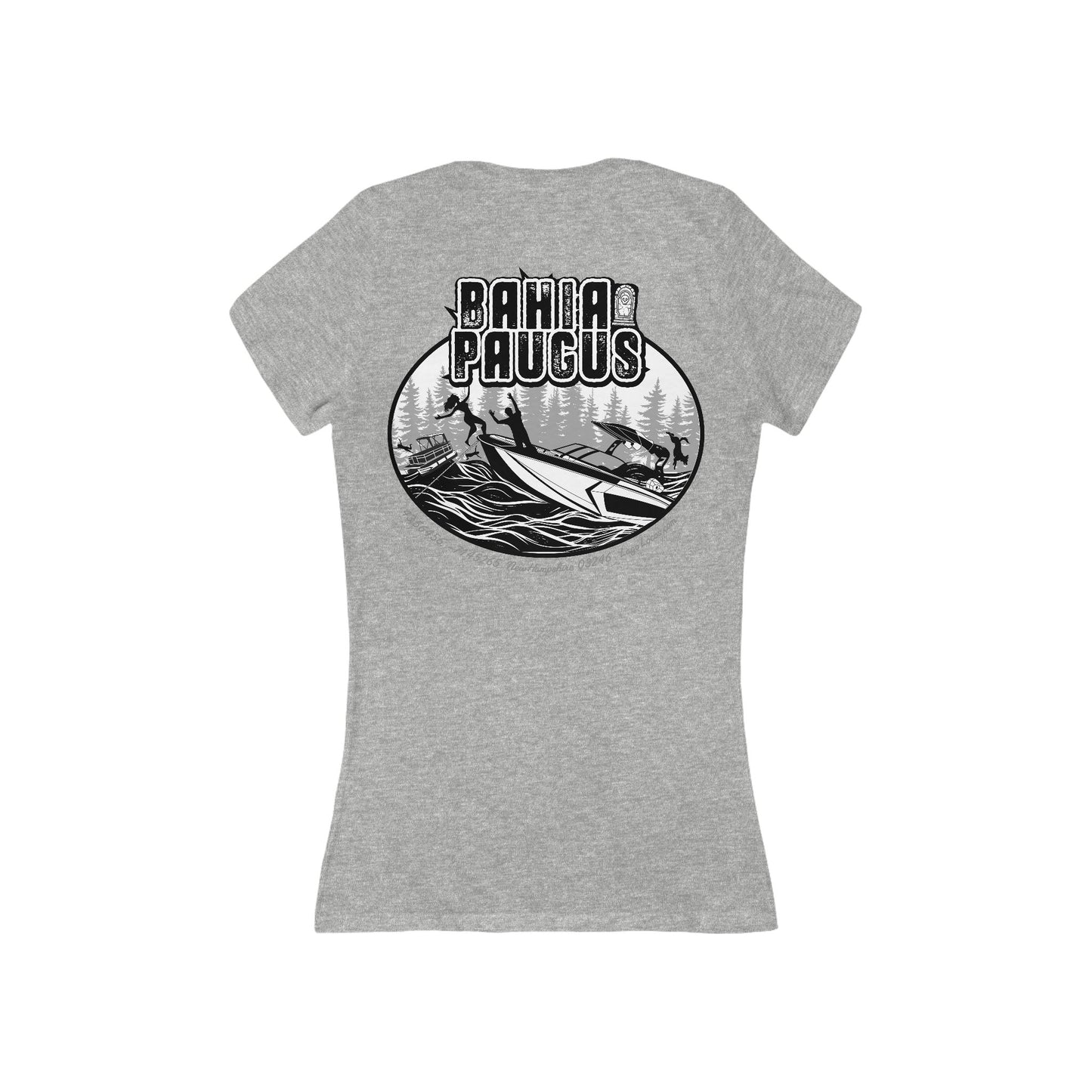 Bahia Paugus - Women's V-Neck- Back Print